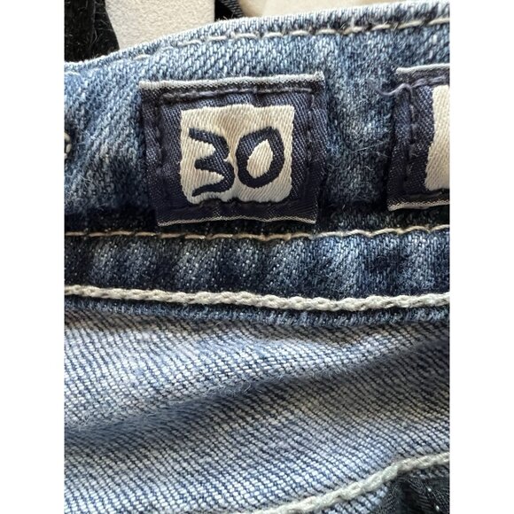 Vintage Y2K Miss Me JP5409B bootcut lowrise rhinestone embellished jeans 30 - Picture 5 of 13